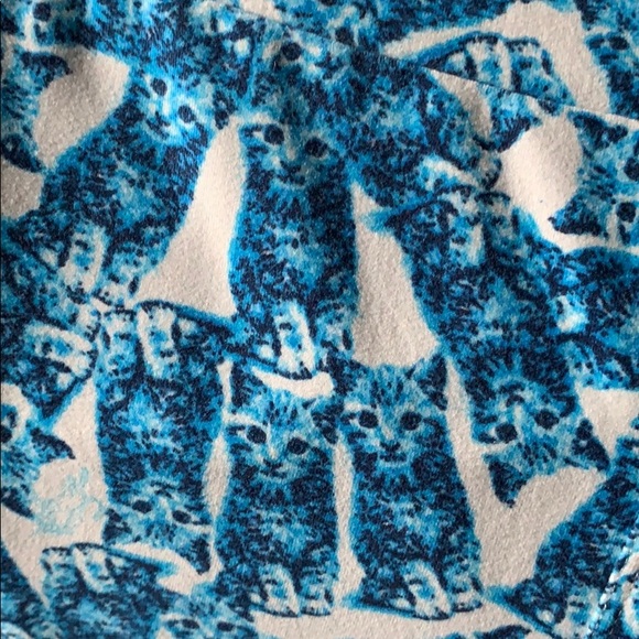 Super RARE LuLaRoe TC kitten 🐱 leggings - Picture 2 of 5